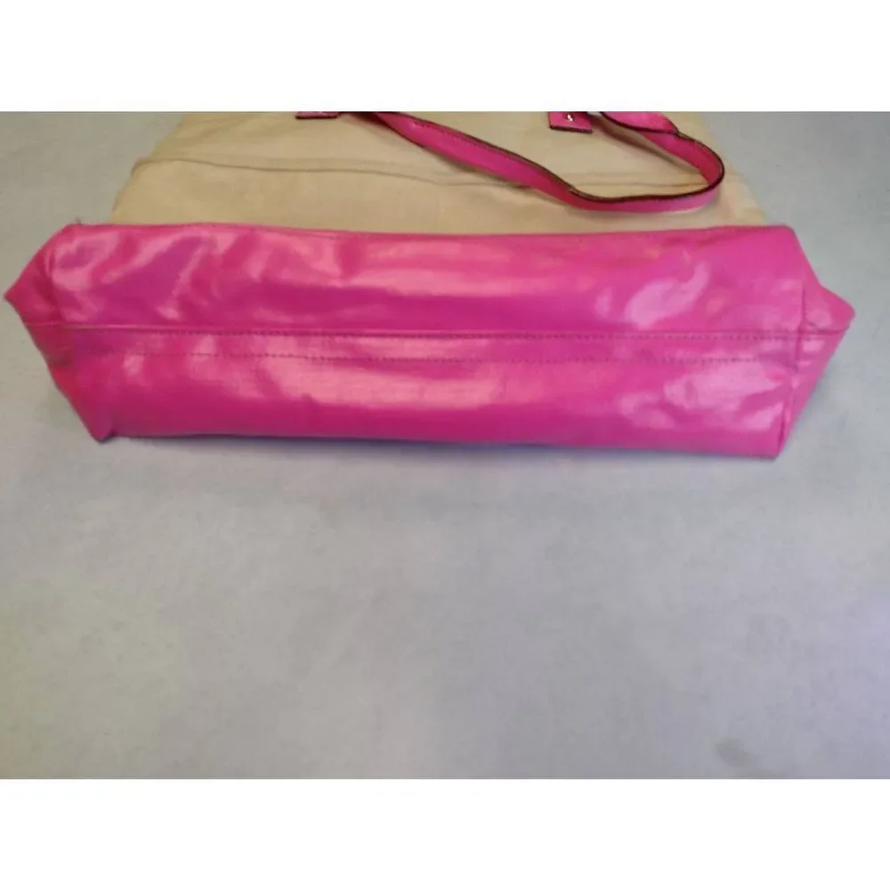 Kate Spade New York Horseshoe Cove Magazine Tote Pink Cream Handbag